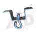 ARD CHAMPS™ Punching Bag Ceiling Hook Silver Heavy Duty Metal with Screws & Plugs (Thick)